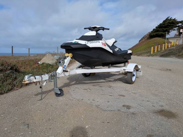 2014 Sea Doo Seadoo Spark 2up High Output iBR w/ trailer 1