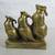 PM Craftsman Brass Plated Metal Graduation Scholar Owl Statue Bookend 6 thumbnail