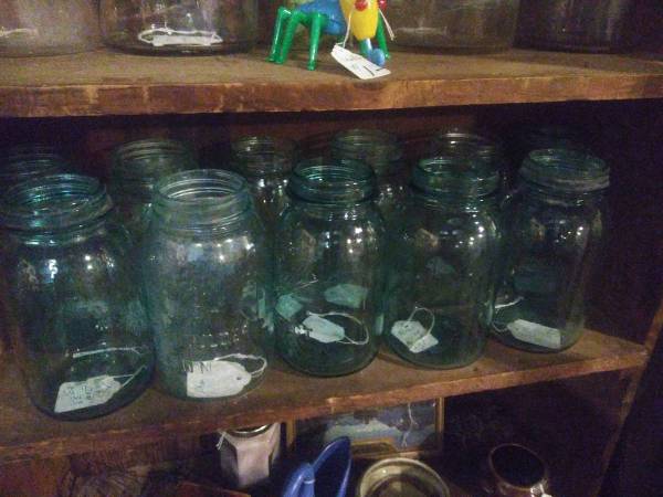 canning jar blue jars quart 1