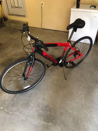 700c Hyper Bicycle Spin Fit Hybrid Bike, , 1