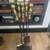 Fireplace Tool Set and Log Holder Matching Black and Gold 1 thumbnail