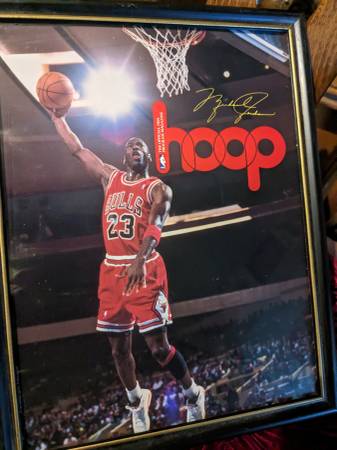 Michael Jordan Hoop Action Photo Frame 1
