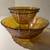 Vintage Marigold Indiana Carnival Glass Chip//Dip Set 3 thumbnail