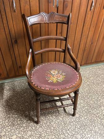 Needle point chairs - $20 (Oshkosh)62953531473795120