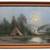 Antique Pastel Painting Native American Indian Encampment by Duke Alle 1 thumbnail