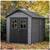 KETER 759 NEWTON 7.5' WIDE X 9' DEEP GREY STORAGE SHED - NEW IN BOXES 2 thumbnail