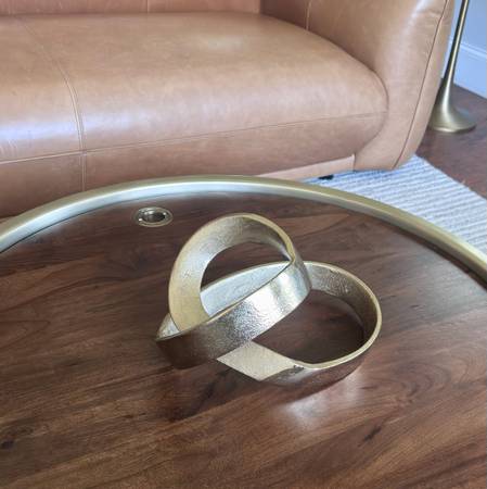 Threshold x Studio McGee Gold Brass Abstract Sculpture – Target 1