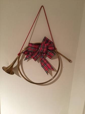Vintage Brass French Horn 1
