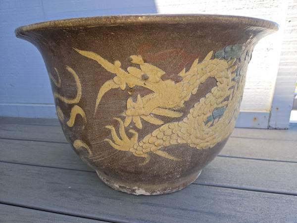Chinese Egg Pot Planter 1