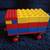 Vintage Lego Duplo Block Flatbed Trailer 2 thumbnail