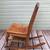 Antique Victorian Quartersawn Missionary Oak Wood Rocking Chair 8 thumbnail