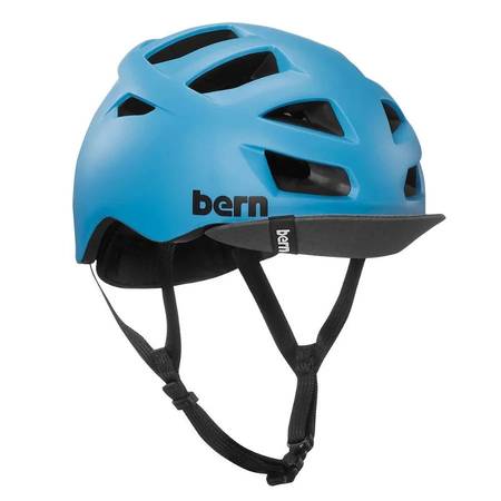 bern bike helmet blue and orange Macon 2.0 Jr. DVRT Matte Flame S/M lightweight design ensures maximum comfort The Brentwood 2.0 Urban Bike