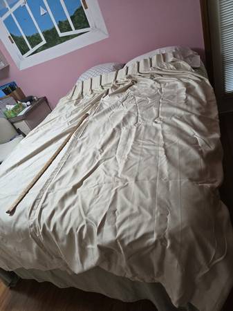 Custom JCPenny pleated Lined drapes 1