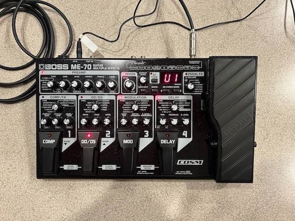 Boss ME-70 Multi Effects Pedal with Boss Adapter 1