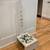 Norwegian Rosemalley step stool, hand-painted w/paddle handle, 1990's 2 thumbnail