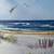 LOT OF 2 Original Signed oil board painting beach seascape ocean birds 4 thumbnail