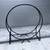Modern solid metal round firewood storage rack 1 thumbnail