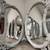 Two triple ring mirrors! Vintage 3 ring mirror mid century CAN DELIVER 9 thumbnail