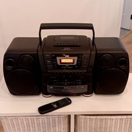 JVC Stereo Boombox with Remote Control 1