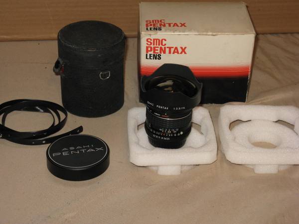 Pentax SMC 15mm Lens 1