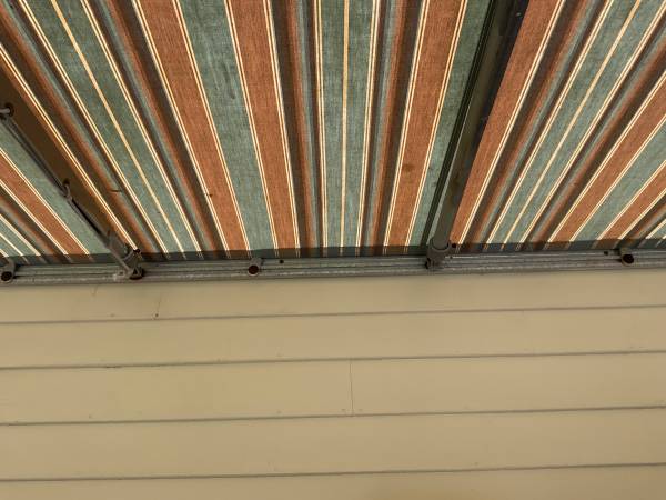 Awning and frame 1