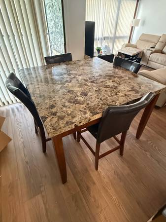 Marble dining table 1