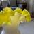 Vintage Fenton Glass Yellow Overlay Ruffled  Vase  6 1/4" Tall 3 thumbnail