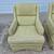 PROJECT: Midcentury Green Wingback Arm Chairs Lounge Chairs - A Pair 9 thumbnail