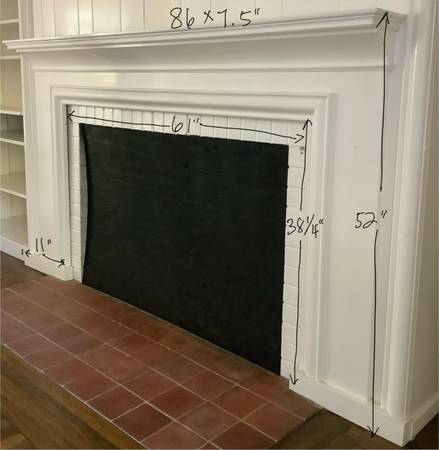 WOW! Wood Fireplace mantel 1