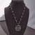 Black and White Stone Beaded Necklace 1 thumbnail
