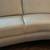 Mid century curved faux leather sofa 2 thumbnail