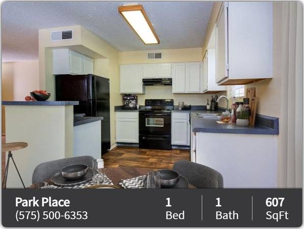 $1,010 / 1br - 607ft2 - Close to campus! Great college location in Las Cruces (Las Cruces - Near NMSU)63687913199107122