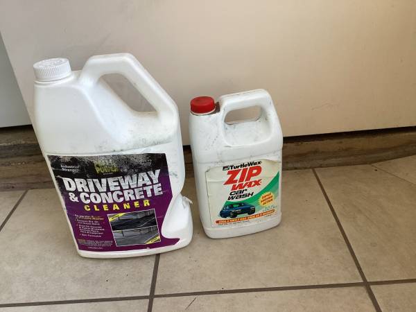 Drive way Garage floor and concrete cleaner 1