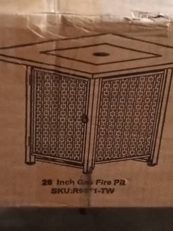 Gas fire pit 1