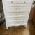 Vintage white French Provincial dresser chest 2 thumbnail