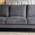 Boulevard 3 Seat Upholstered Sofa/Grey 21 thumbnail
