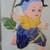 Traditional Thai Boy Silk Handicraft Art Framed With Glass Cover 15 thumbnail