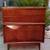 Vintage Mid Century Modern Diamond Front High Boy 1 thumbnail