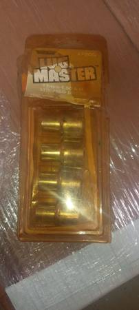 Set of four new locking lug nuts 12mm. X 1.5 thread for import vehicles $10 1