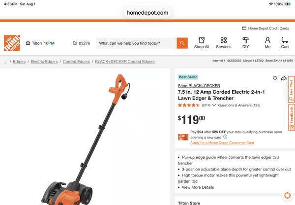 Trimmer Edger 1