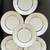 6 Noritake White with Platinum Trim Plates 6 3/8” 1 thumbnail