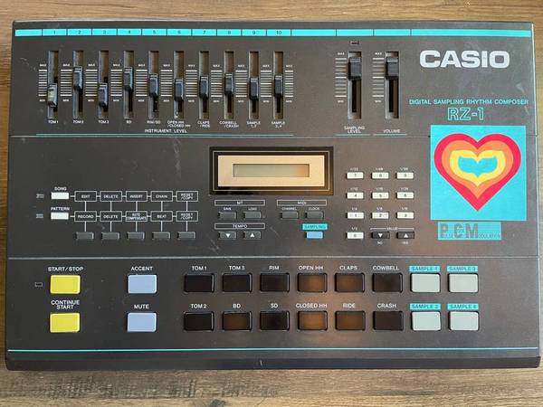 Casio RZ1 Digital Sampling Rhythm Composer 1