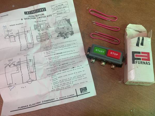 Switch Pilot Control Kit 2-Push Button Horizontal 1