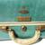 Vintage Samsonite 21" Suitcase Bermuda Green Marbled Luggage with Key 12 thumbnail