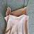 Light Pink Topshop Cowl Neck Satin Mini Dress Size 4 3 thumbnail