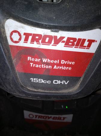Gas Lawn Lawn Mower Self Propelled Troy-Bilt 21" 159cc n tri-action 1