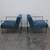 Set of two Sevilla Occasional Chairs in Blue Velvet 19 thumbnail