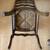 Antique Dutch Prayer Oak Chair with Wicker Seat 4 thumbnail