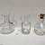3 Vintage Glass Bottles Cruets w/ Handle & Spout Jug Style Collectible 1 thumbnail