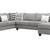 Raymore Flanigan 3 piece sectional - Gray 2 thumbnail